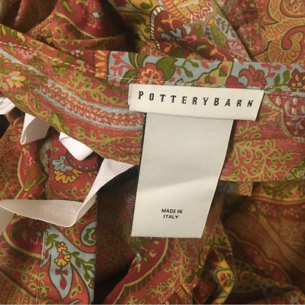 Pottery Barn Etienne Paisley duvet cover